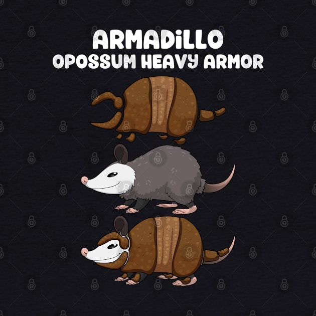 Possumadillo: The Ultimate Armor Fusion by GoshWow 